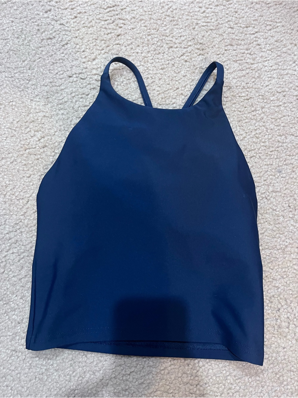 Women’s small old navy tank top sports bra workout activewear padded